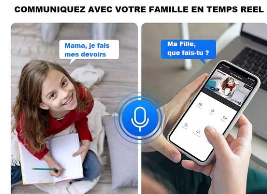 Vous pouvez parler à distance