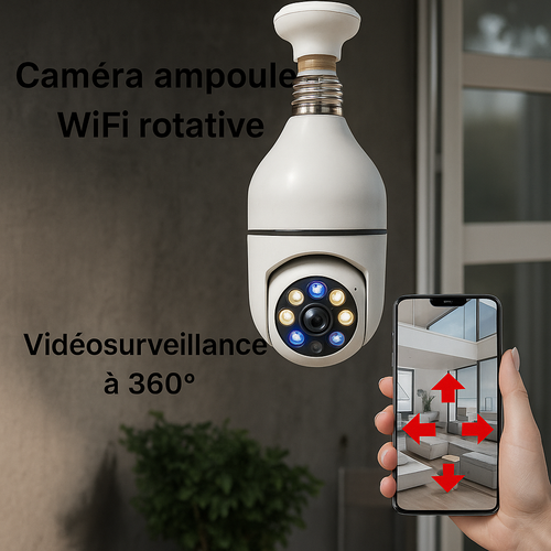 Caméra Ampoule 360° : La Sécurité Réinventée